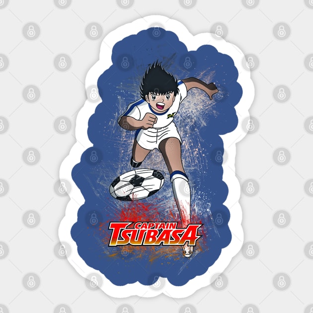 Captain Tsubasa Popart Sticker by masnono